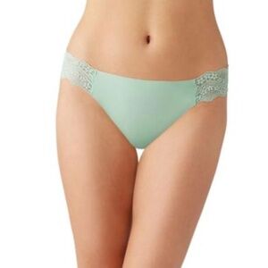 B.tempt'd by Wacoal Women's B.bare Thong in Silt Green | Size Small | NWT